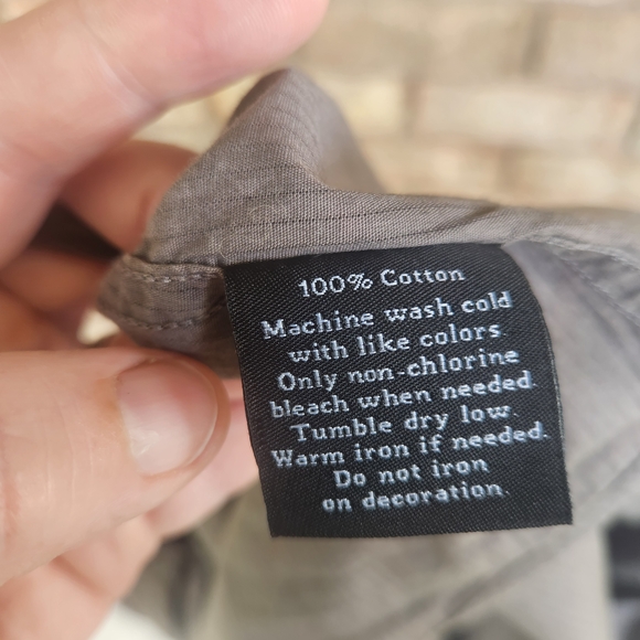 Rock & Republic Taupe Button Down Shirt - Picture 6 of 6